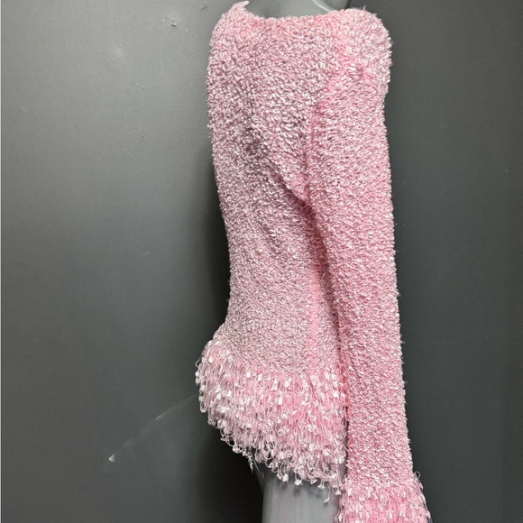 ❌SOLD❌ Vintage Unique Rare Pink Sweater - Picture 4 of 6